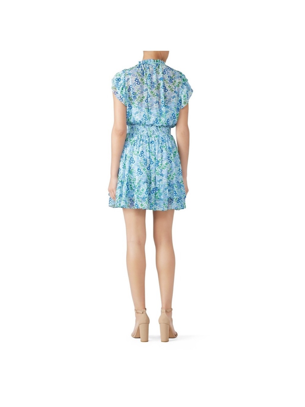 Shoshanna Edelie Dress - Blue (Size 0) - Picture 2 of 6